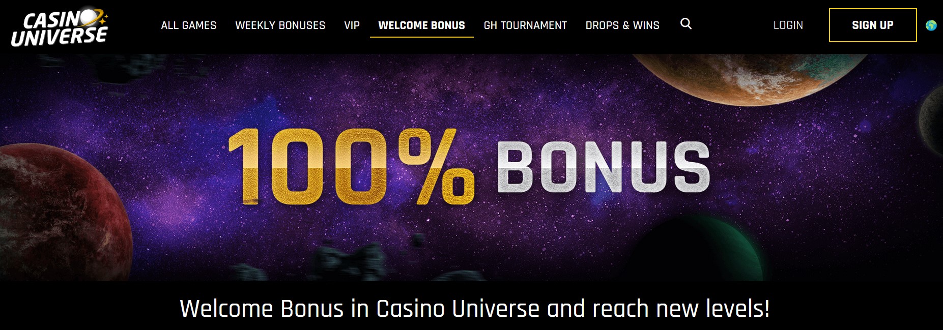 Casinouniverse Freespins No Deposit