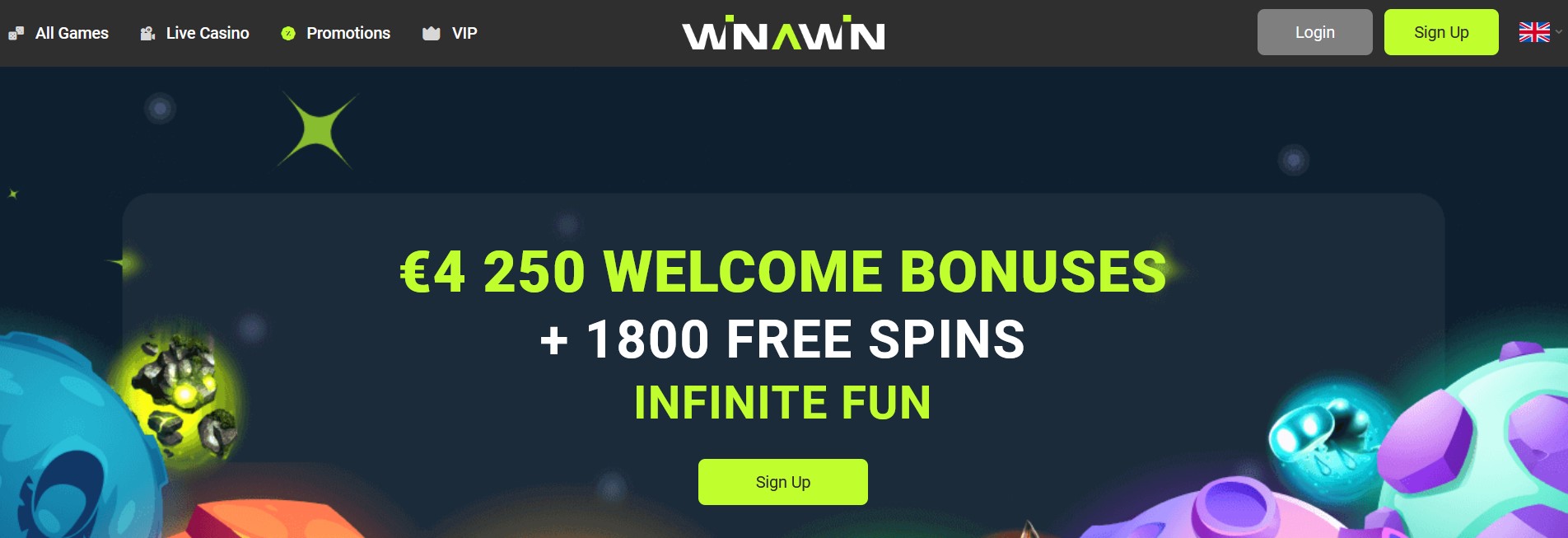 Winawin Freespins Welcome Bonus