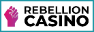 Up to 100 Freespins no deposit at REBELLIONCASINO