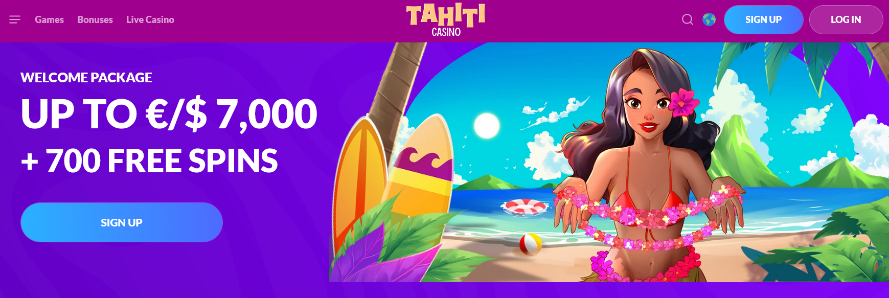 Tahiticasino Freespins
