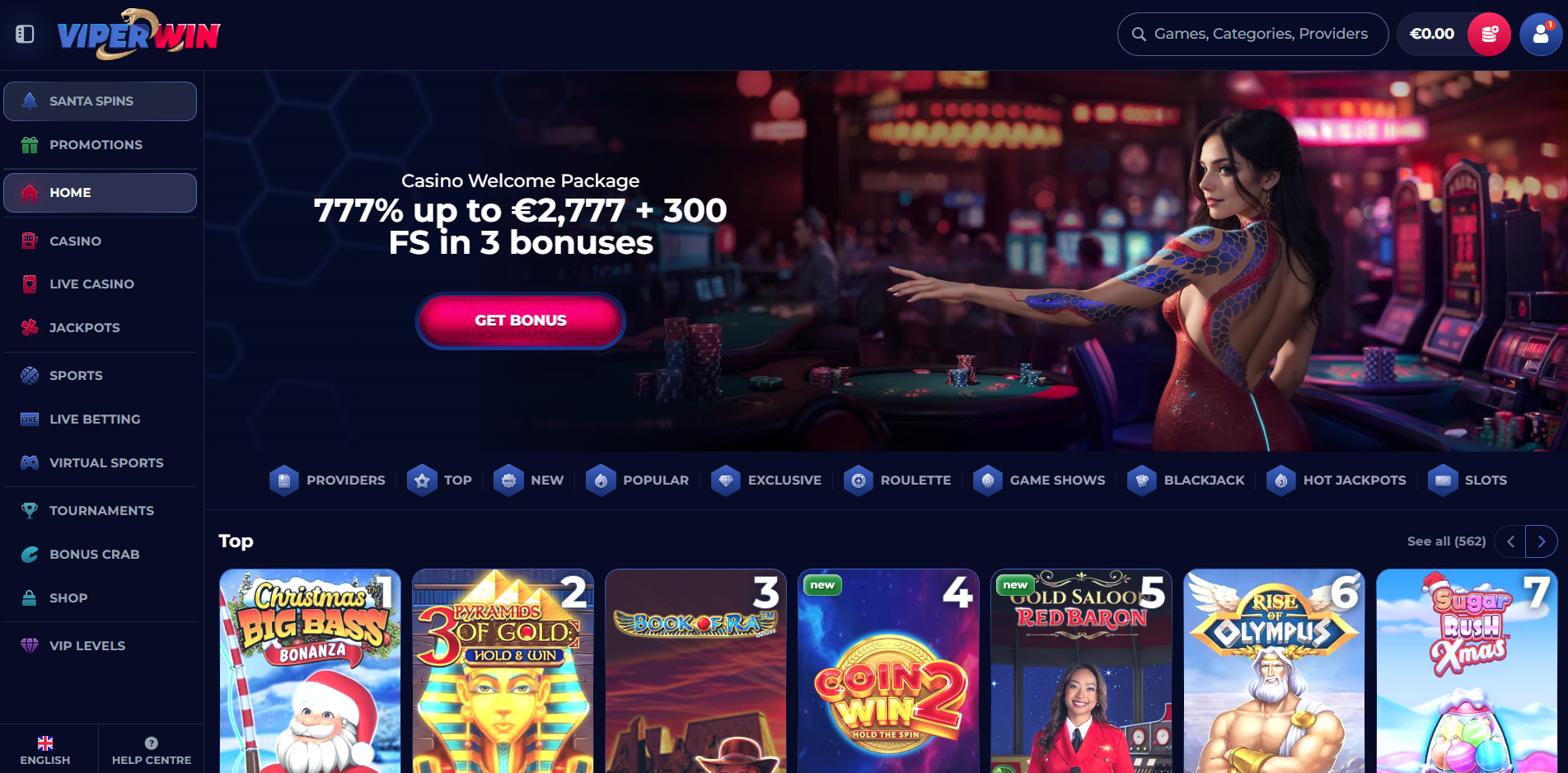 Viperwin Freespins