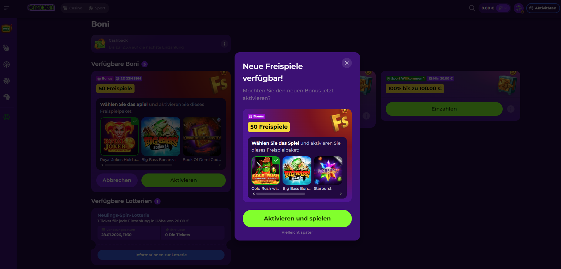 Gambloria Freespins no deposit Gambloria Freespins no deposit